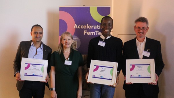 IBEX receives award at Innovate UK FemTech Accelerator Showcase event